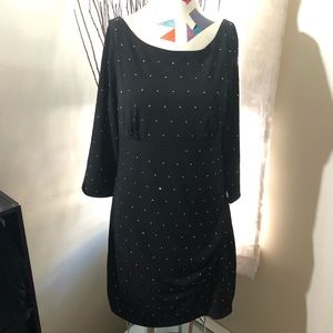 EXPRESS Long Sleeve Studded Dress